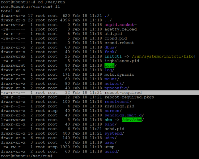 reboot-required file